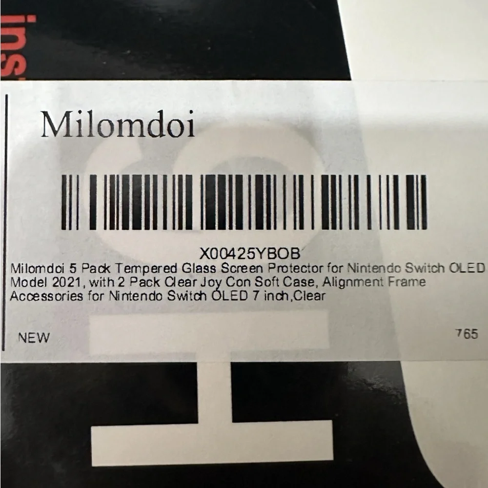 Tempered Glass Screen Protector for Nintendo Switch OLED - Picture 3 of 5